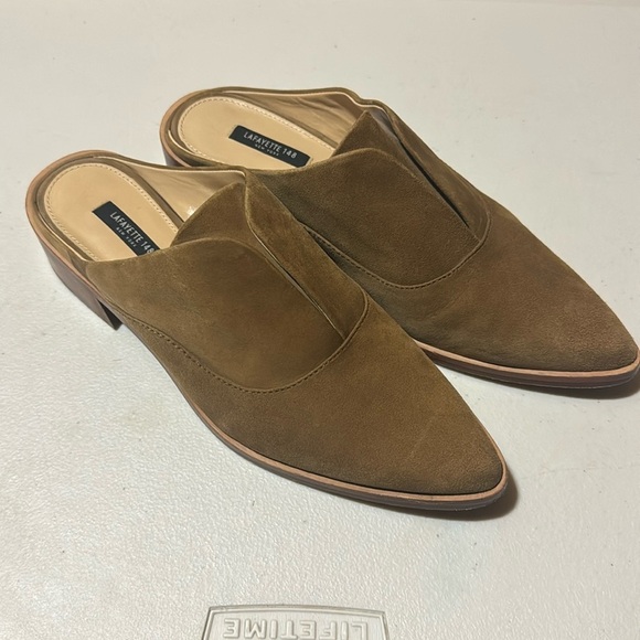 Lafayette 148 MuleBrown.Sued 8.5